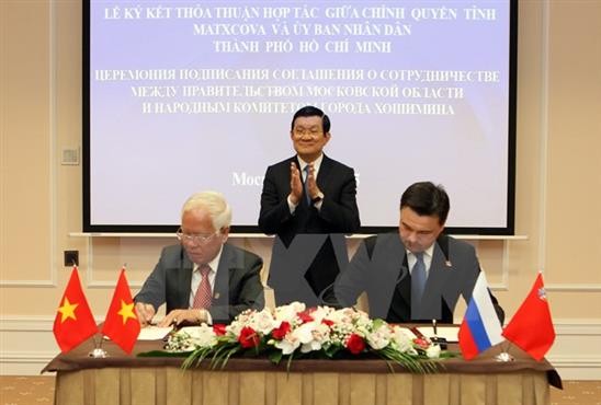 Ho Chi Minh City enhances cooperation with Moscow province